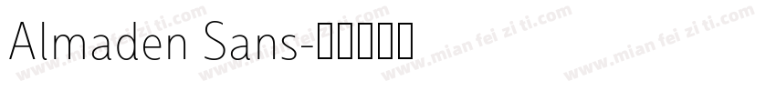 Almaden Sans字体转换
